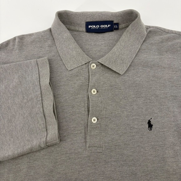 The Unbranded Brand Other - Polo Golf Ralph Lauren Mens XL‎ Gray Polo Shirt Short Sleeve Golf Casual